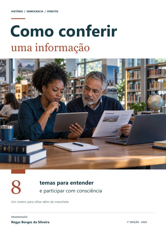 Capa da cartilha Como conferir uma informação