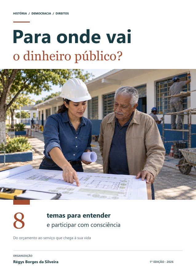 Capa da cartilha Para onde vai o dinheiro público?