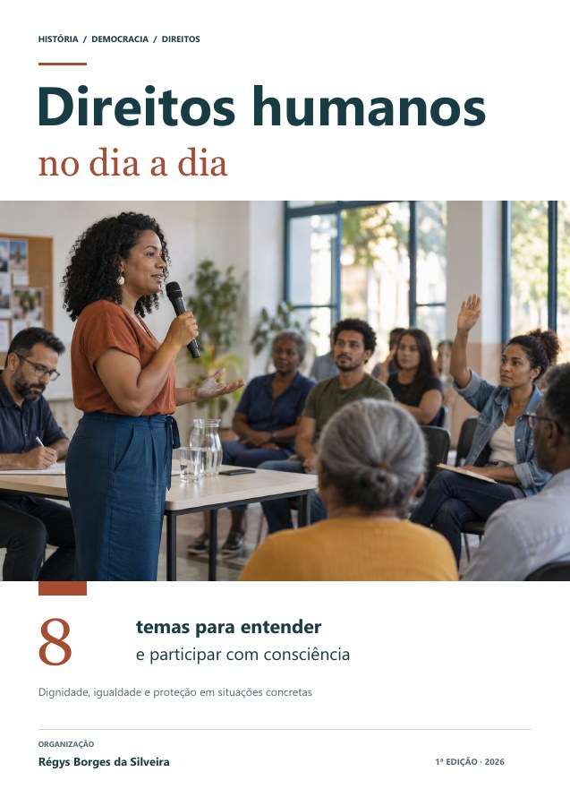 Capa da cartilha Direitos humanos no dia a dia